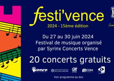 Affiche Festival